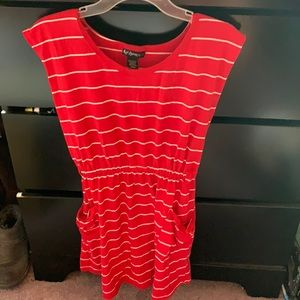 Striped dress with pockets